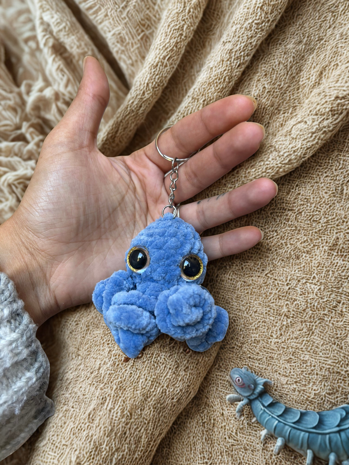 Porte-clé Poulpe Amigurumi – Crochet Fait Main