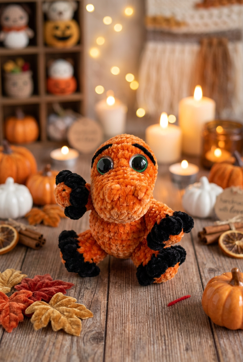 Petit croco d'Halloween