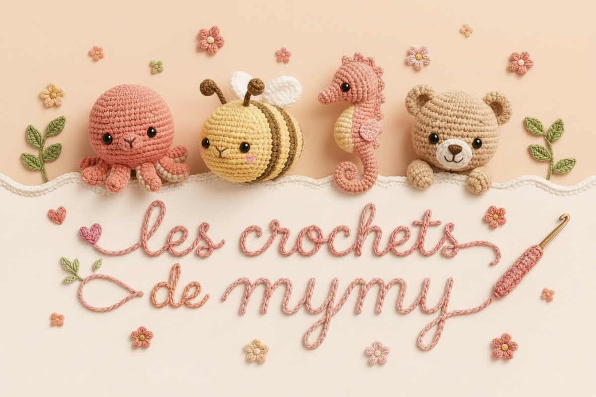 Les crochets de mymy – chenille tons chauds